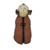 Dog Winter Coat Brown Pet Cloches