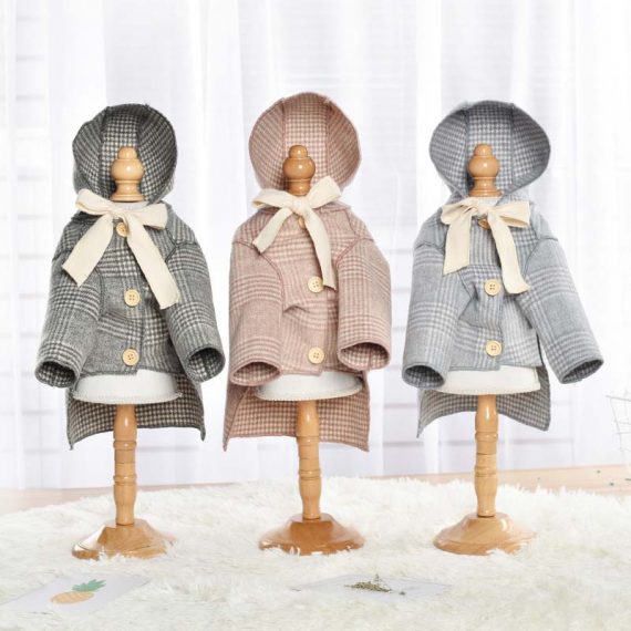 Dog and Cat Hooded Coat Cute Winter Clothes