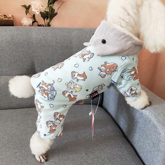 Dog Four Legs Coat Pet Warm  Winter Clothes