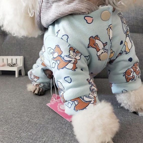 Dog Four Legs Coat Pet Warm  Winter Clothes