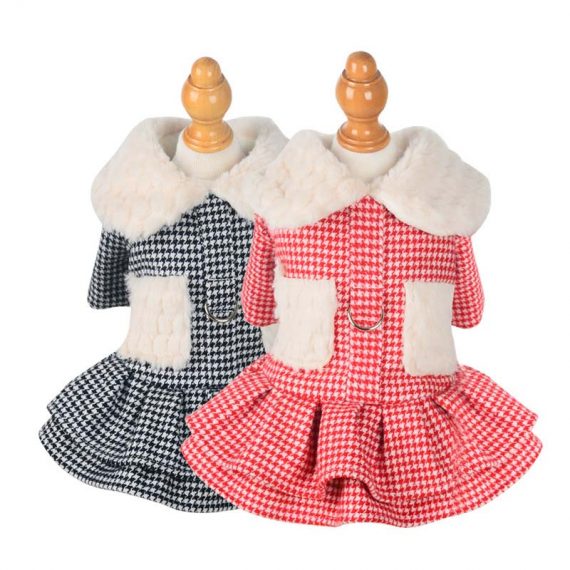 Cute Pet Warm Coat Dog Winter Skirt
