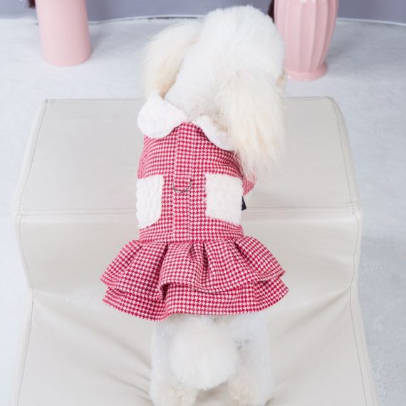 Cute Pet Warm Coat Dog Winter Skirt
