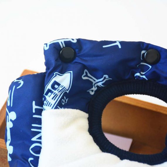 Dog Winter Coat Warm Printing Vest