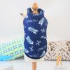 Dog Winter Coat Warm Printing Vest