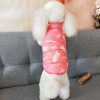 Dog Winter Coat Warm Printing Vest