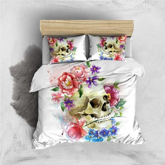 skull comforter bed sheets