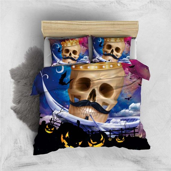 skull duvet cover bed sets
