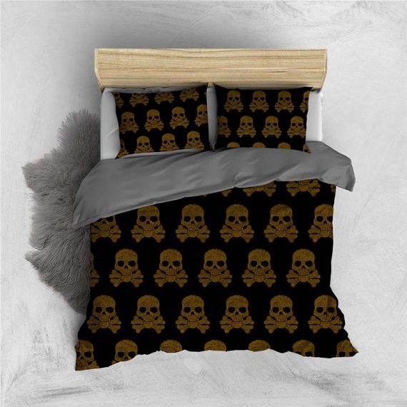 skull duvet cover bed sets