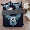 skull duvet cover with pillowcase