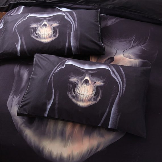 skull bed sets comforter