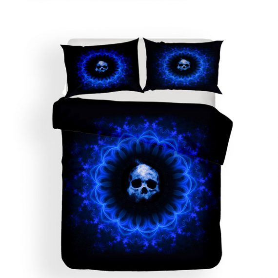 skull bed sets duvet cover