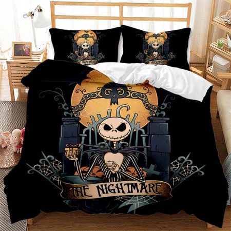 3D Print Nightmare Before Christmas Bedding Comforter Set