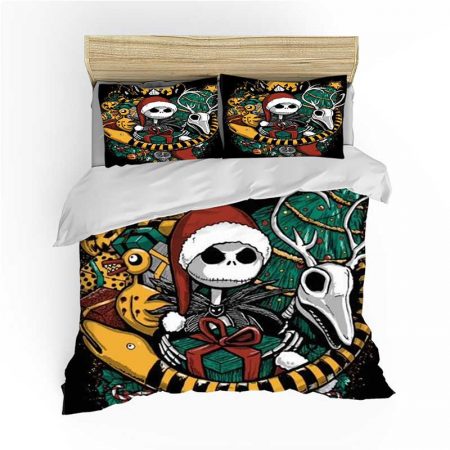 3D Print Duvet Cover Nightmare Before Christmas Bed Set