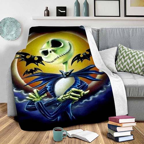 The Nightmare Before Christmas Jack Skellington Blanket