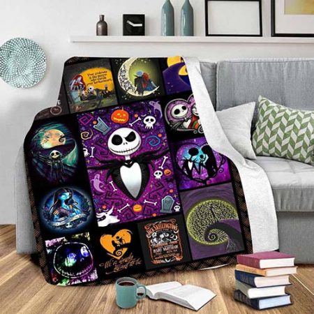 The Nightmare Before Christmas Jack Skellington Blanket