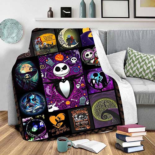 The Nightmare Before Christmas Jack Skellington Blanket