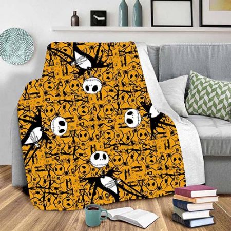 Nightmare Before Christmas Jack Throw Blanket