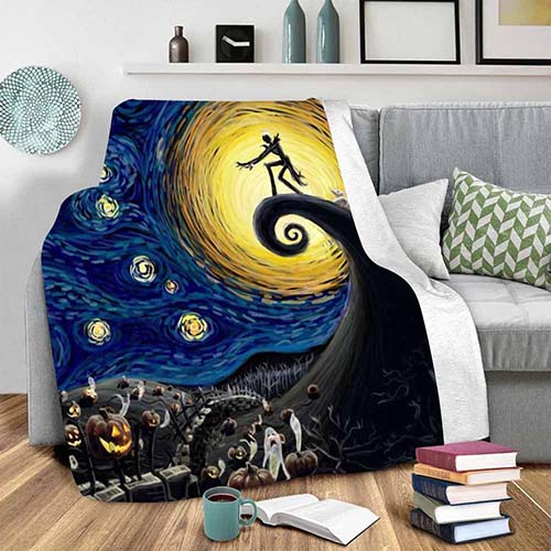 Jack Skellington Throw Blanket 3D Printing