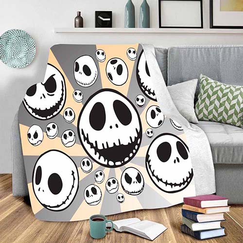 Jack Skellington Throw Blanket 3D Printing