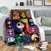 Nightmare Before Christmas Jack And Sally Blanket