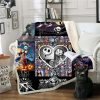Jack And Sally Nightmare Before Christmas Blanket