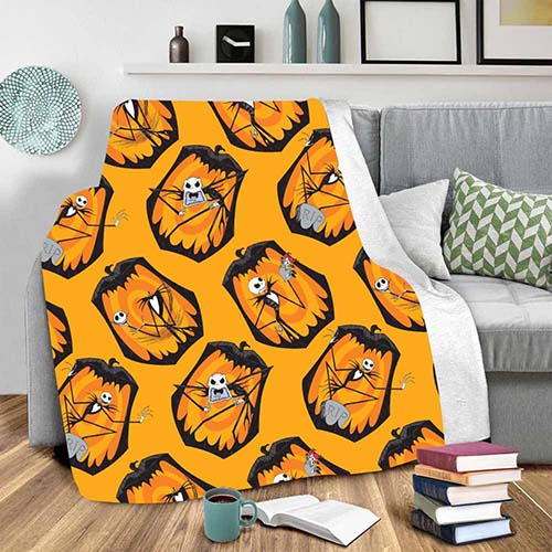 Jack Skellington Throw Blanket