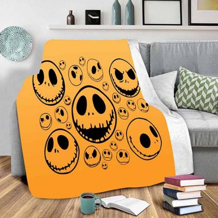 Nightmare Before Christmas Jack Skellington Blanket