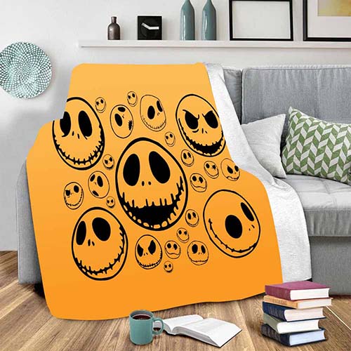 Nightmare Before Christmas Jack Skellington Blanket