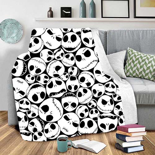 Nightmare Before Christmas Jack Skellington Blanket