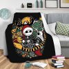 3D Jack Skellington Throw Blanket