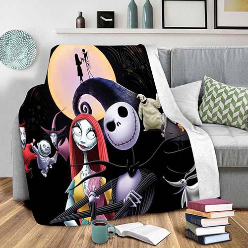 Jack And Sally Blanket
