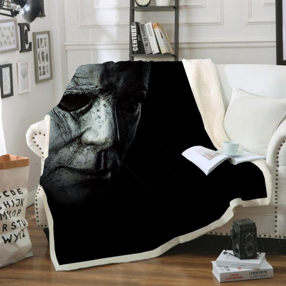3D Style Michael Myers Blanket