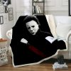 3D Style Michael Myers Blanket
