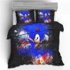 Sonic Bed Set 3D Style Print Comforter