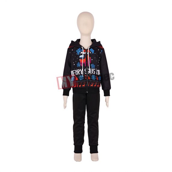 Kids Christmas Among Us Hoodies Suit