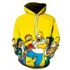 adult pullover sweatshirt the simpson hoodies for mens