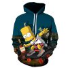 the simpson hoodies anime pullover sweatshirt 3d style