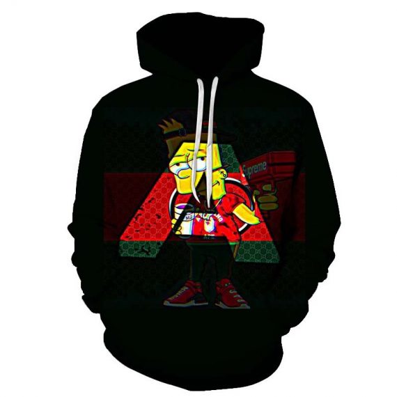 the simpson hoodies anime pullover sweatshirt 3d style