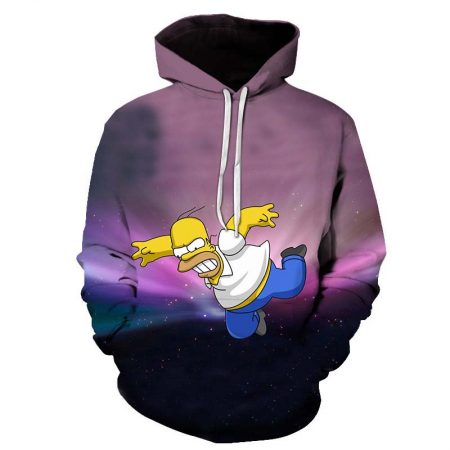 the simpson hoodies anime pullover sweatshirt 3d style