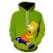 anime bart simpson hoodie adult 3d printing sweatshirt