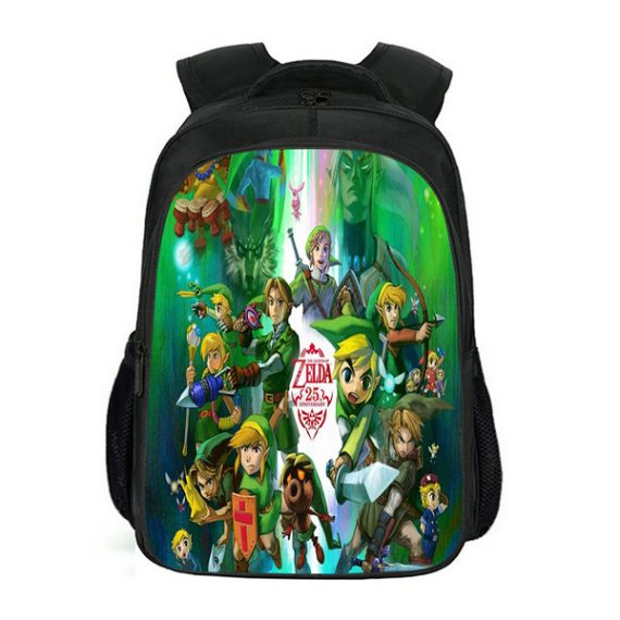 Green Legend Of Zelda Bookbag