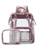 Clear Travel Baby Diaper Bag Backpack
