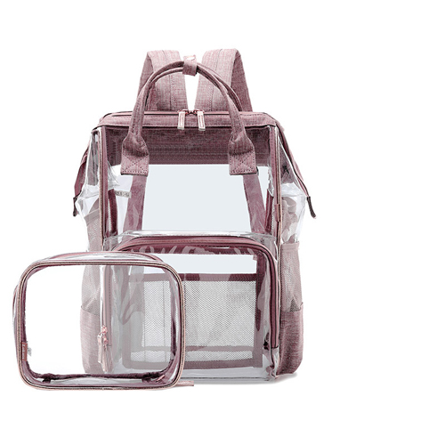 Clear Travel Baby Diaper Bag Backpack