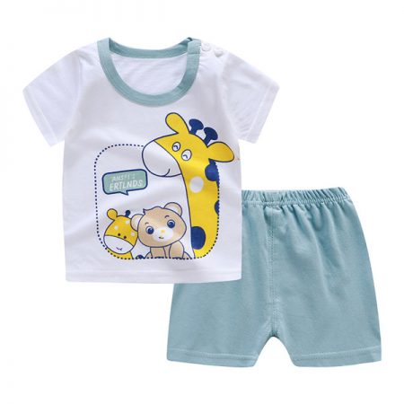 Toddlers Giraffe T Shirt Set