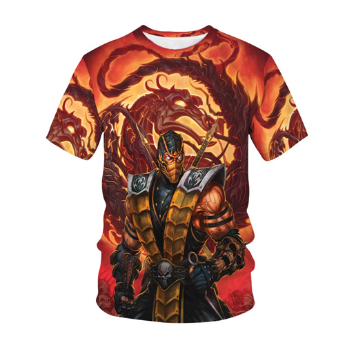 Cute Game Shirt Mortal Kombat For Men Myanimec