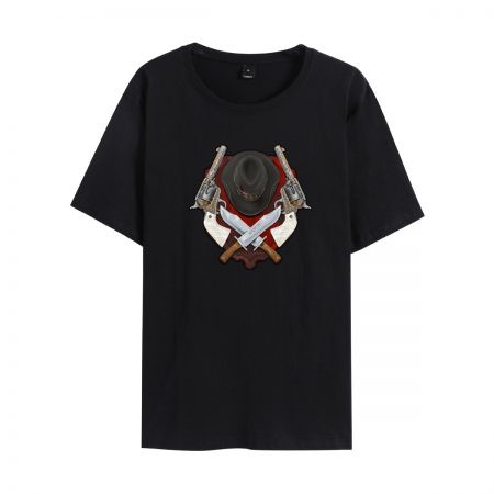 Black Red Dead Redemption 2 T Shirts