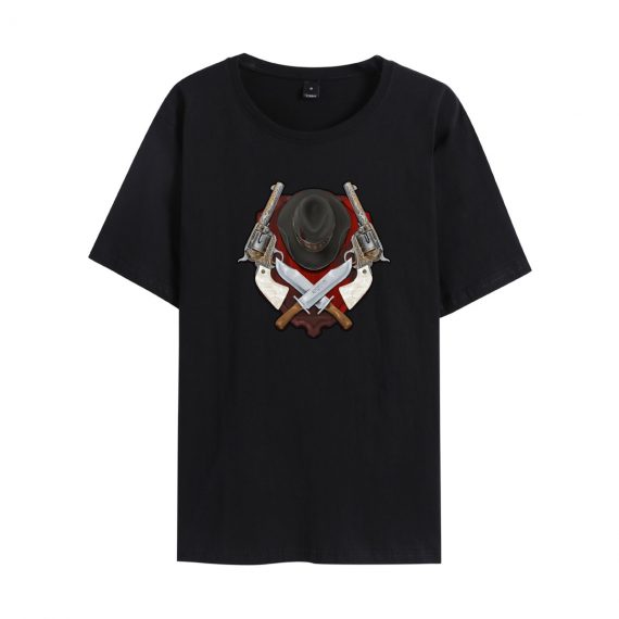 Black Red Dead Redemption 2 T Shirts
