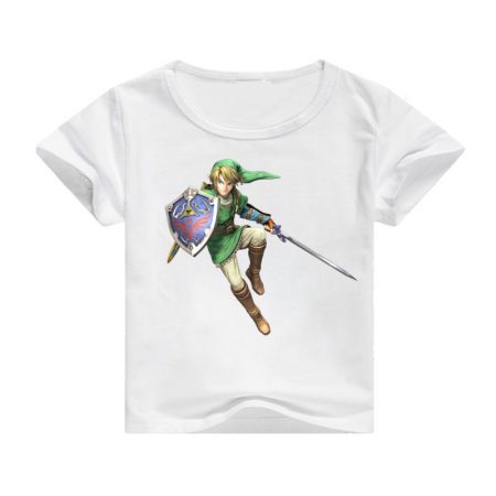 White Personalized Zelda T Shirt