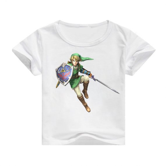 White Personalized Zelda T Shirt