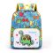 Blue Boys And Girls Dinosaur Schoolbag